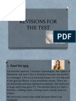 Revisions For The Test