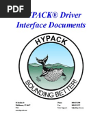 HYPACK 2012 Common Driver Notes PDF