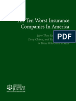 Ten Worst Insurance Companies PDF