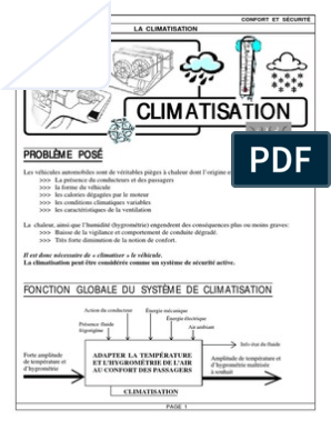 Climatisation Automobile 1 PDF