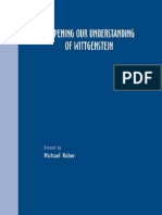 Michael Kober, Deepening Our Understanding of Wittgenstein PDF