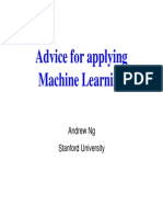 Machine learning advice from Andrew Ng