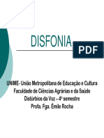 Disfonia - Classificação e Tipos de Voz