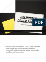 Delirium in Older Persons