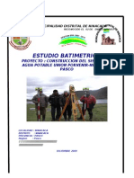Informe Batiemtrico Chacacancha y Cutaycocha