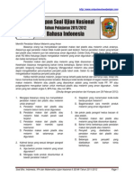 Soal UN SD 2012 PDF