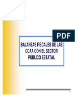 Balanzas Fiscales de Las CCAA Con El Sector Público Estatal PDF
