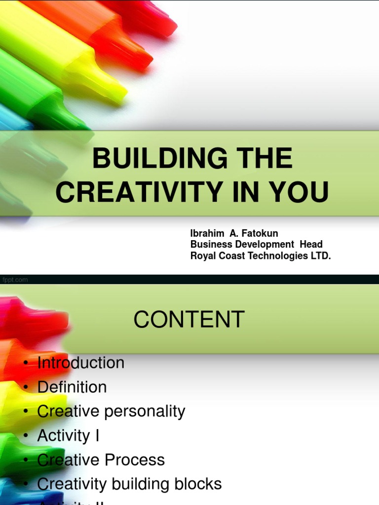 Unlocking Your Creative Potential PDF Creativity Leadership