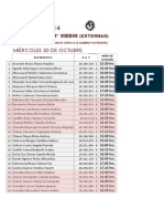 Entrevistas 1° EXTERNAS