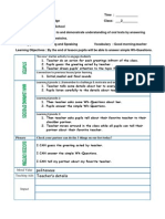 Do Now' Starter Activity To Engage Students: Politeness Teacher's Details