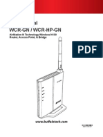 User Manual WCR-GN / WCR-HP-GN: Airstation N Technology Wireless N150 Router, Access Point, & Bridge