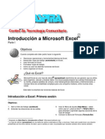 Introduccion A Microsoft Excel