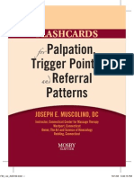 Flashcard For Palpation, Trigger Points and Referral Patterns PDF
