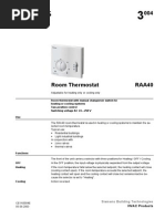 Termostato RAA40 Siemens PDF