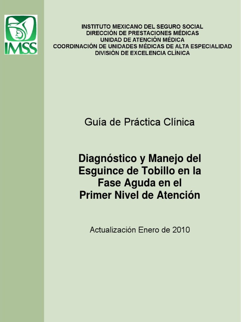 Guía de Práctica Clínica Diagnóstico y