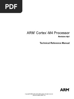 Cortex M4 Reference Manual Pdf Arm Architecture Instruction Set