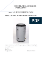 Hydronic Buffer Tank Install Manual 090811