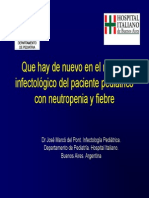 Que Hay de Nuevo en Neutropenia Febril