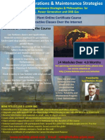 Gas Turbine Operation and Maintenance Online Course Brochure PDF