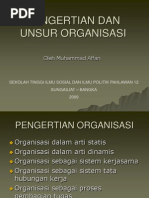 Download PENGERTIAN DAN UNSUR ORGANISASIppt by Rizal Ubaid Iskandar Alam SN179290772 doc pdf