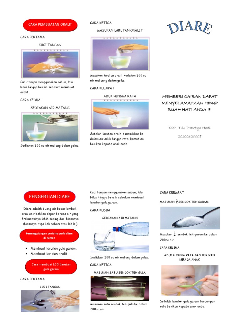 Cara Membuat Oralit Untuk Anak 2 Tahun - Kreatifitas Terkini
