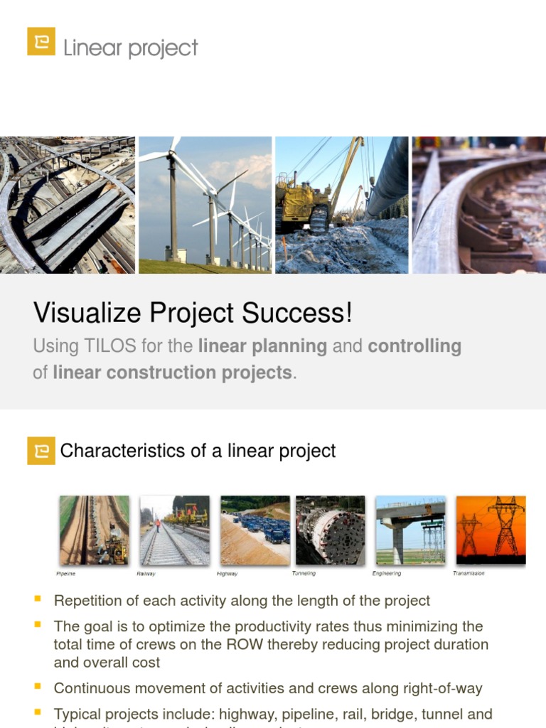 TILOS for Linear Project Management | PDF | Rail Transport | Pipeline ...