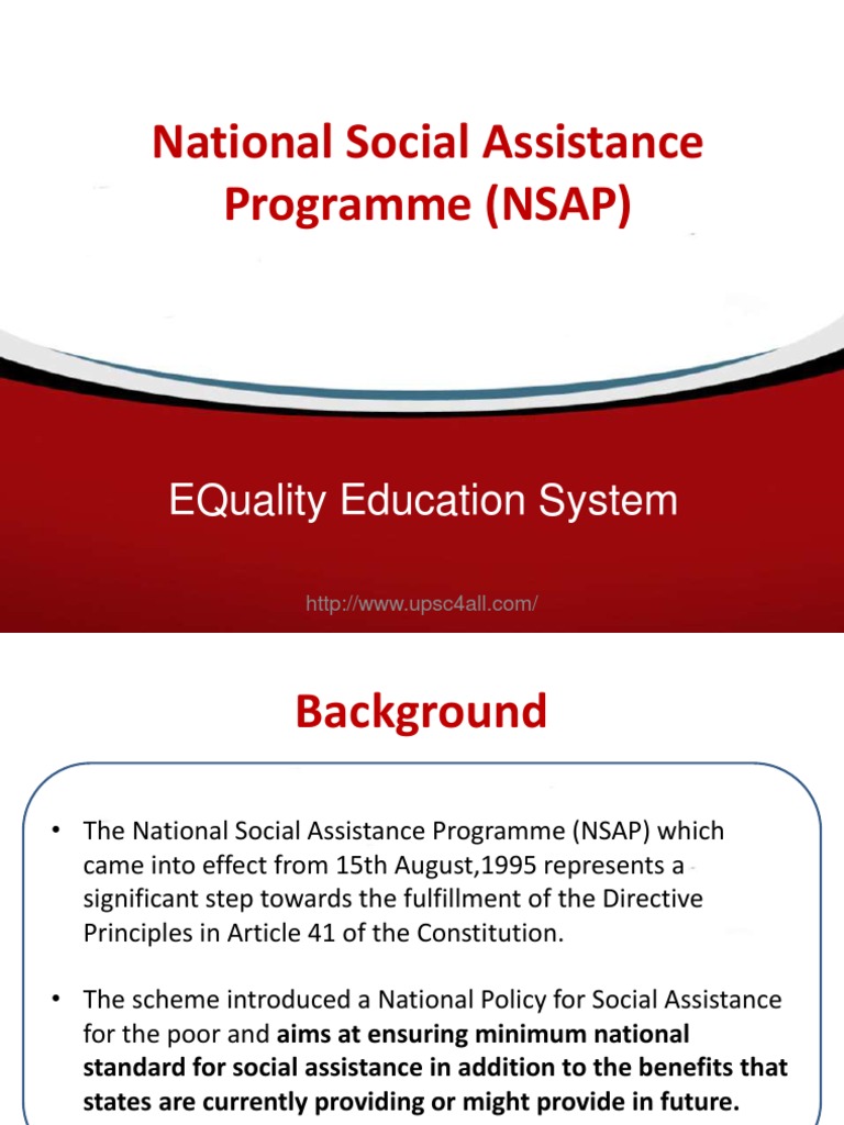 Notes on National Social Assistance Programme(NSAP).pdf Public Sphere
