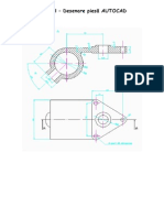 Tutorial - Desenare Piesa Autocad PDF