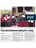 Top entertainment going for a song (Southland Times; 2013.10.19)