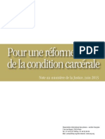 OIP note au ministère de la Justice juin 2013