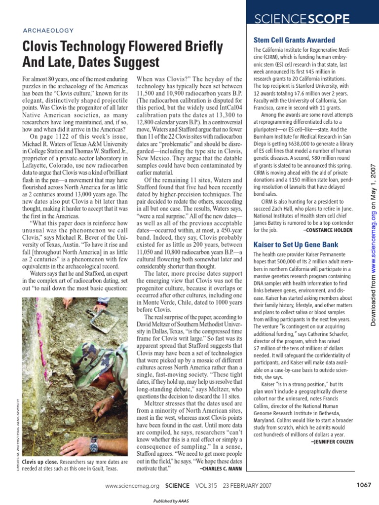 Clovis Technology Flowered Briefly Mann PDF Kaiser Permanente