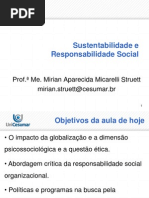 Aula 2 - 01-07-13 - Slides - Sustentabilidade e Responsabilidade Social