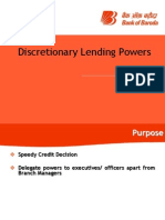 Discretionary Lending Power Updated Sep 2012