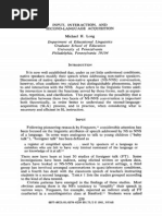 Download  Input Interaction and Second Language Acquisition by Michael H Long by Anneleen Malesevic SN179331774 doc pdf