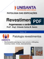 Patologias Revestimentos Edificações