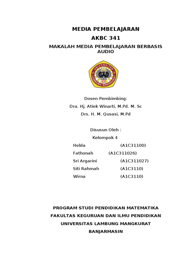 Media Berbasis Audio