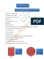3D Solid Geometry PDF