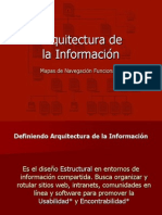 Arquitectura de Información Web