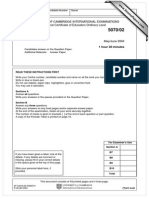 5070 s04 QP 2 PDF