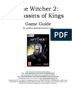 The Witcher 2: The Essentials Guide - The Witcher 2: Assassins of