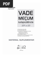 Suplemento-Vademecum de Jurisprudência STJ-STF (Tania)