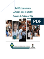 Encuesta Calidad de Vida 2008 - Perfil Comuna 6