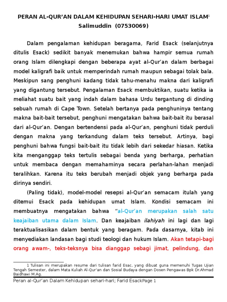 Contoh Resume Kegiatan Sehari Hari - SuratMenyurat.net
