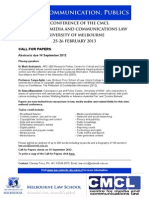 2013 Conference Call For Papers PDF