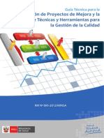 Guía Técnica para la Elaboración de Proyectos de Mejora, RM N° 095 2012 MINSA