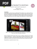 Tutorial 2 OpenCV For Android Setup Windows API8 PDF