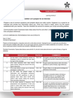 A1 Level 1 Learning Activity 2 - Lista de Chekeo - Entrevista PDF