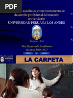 Sustento de La Carpeta