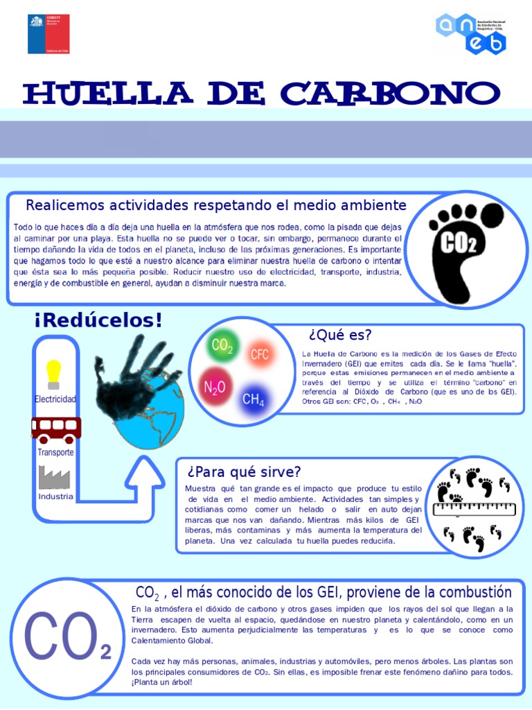 Calcula y Reduce tu Huella de Carbono | PDF | Huella de carbono | Residuos
