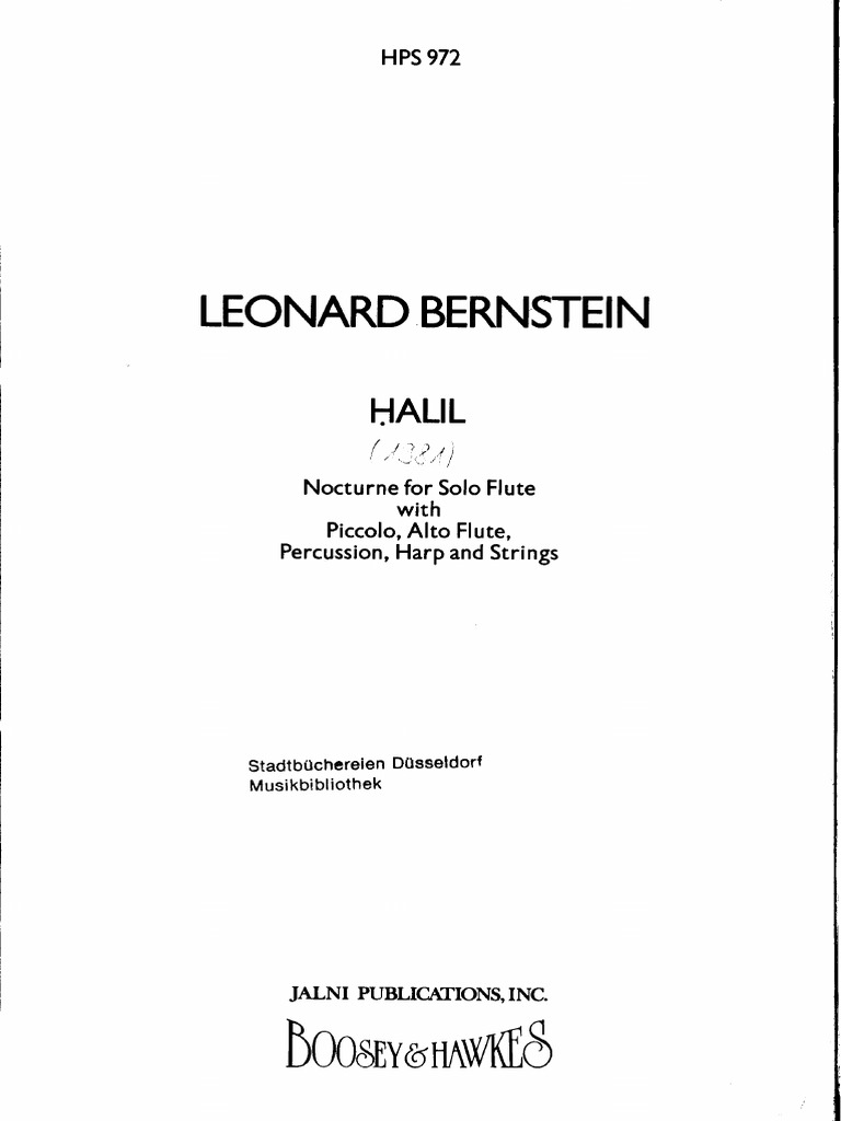 Berstein Halil Nocturne FL Ork PDF